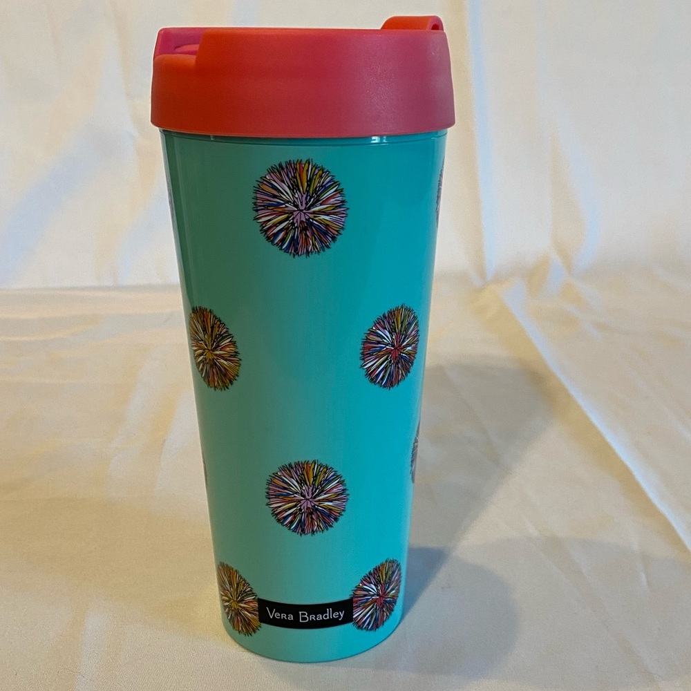 Vera Bradley travel cup. Like new condition.
